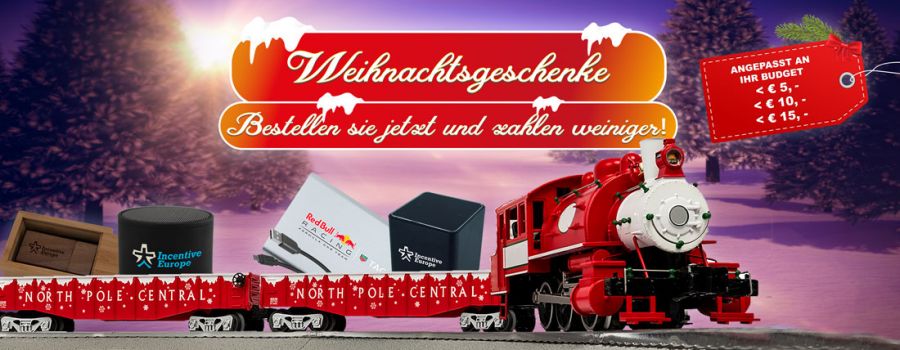 Bestellen Sie jetzt Ihr Weihnachtsgeschenk jetzt und sparen Geld!