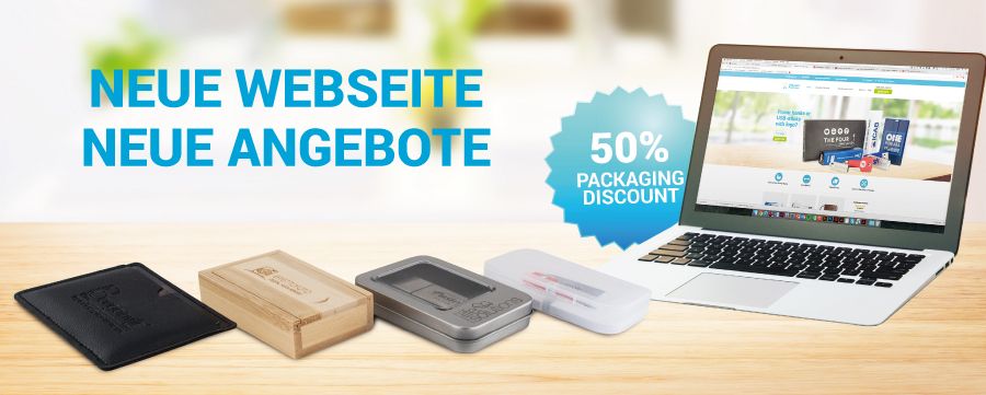 50% Rabatt auf Geschenkverpackungen!