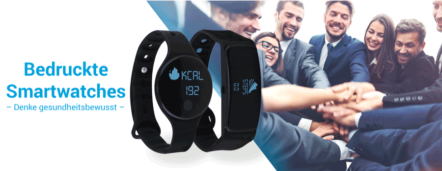 Individualisierte Smartwatch mit Logo